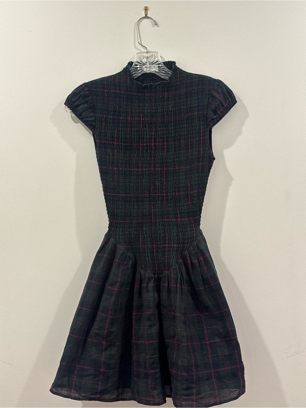 Rumored Barclay Mini Dress in Mulberry Tartan - Picture 2 of 4